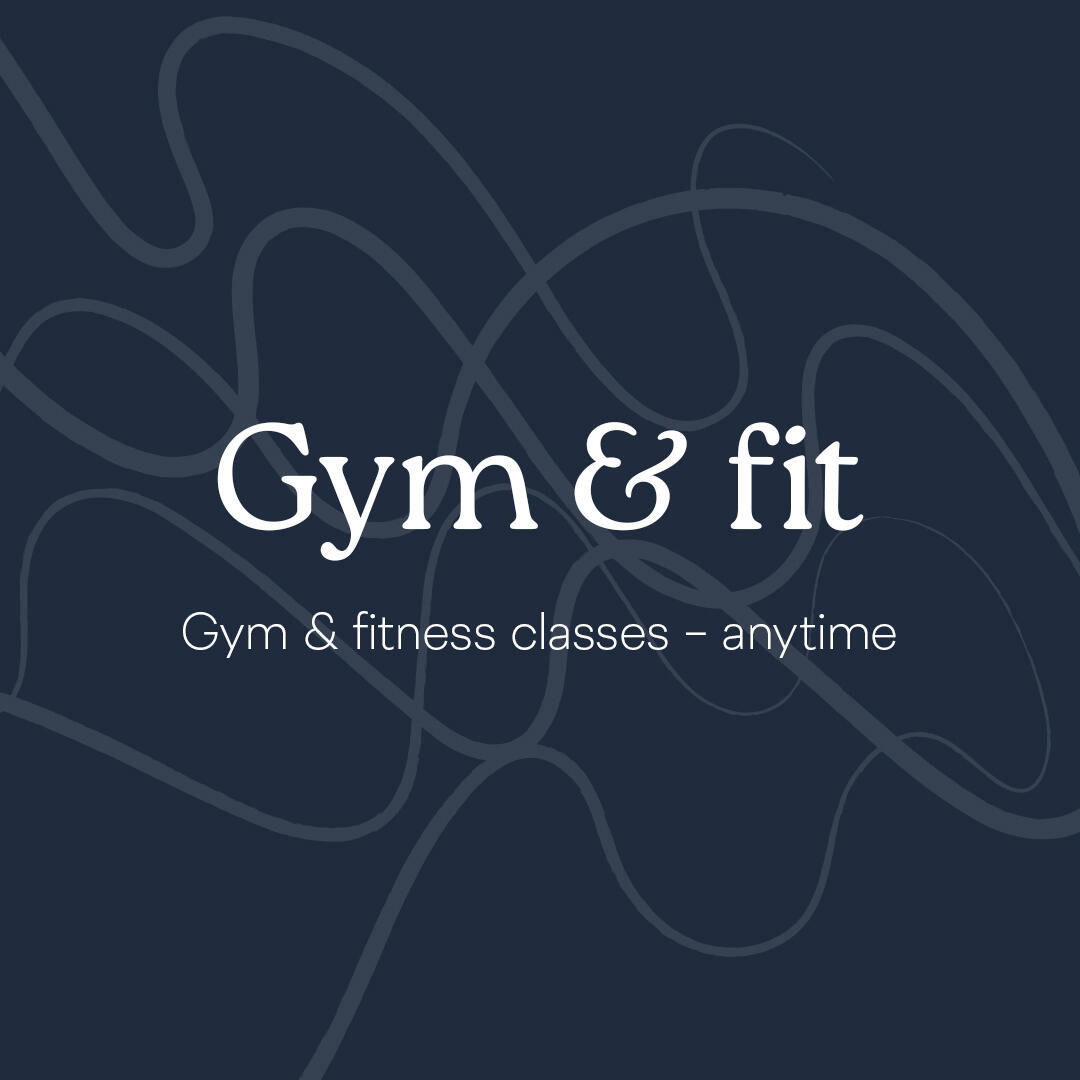 Gym & fit membership card