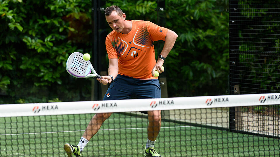 Padel coaching with Toby Bawden