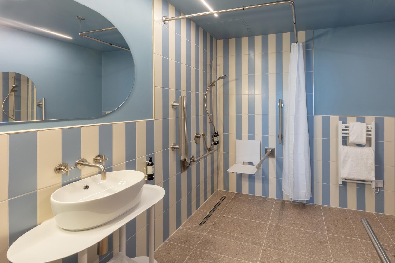 Accessible studio wet room