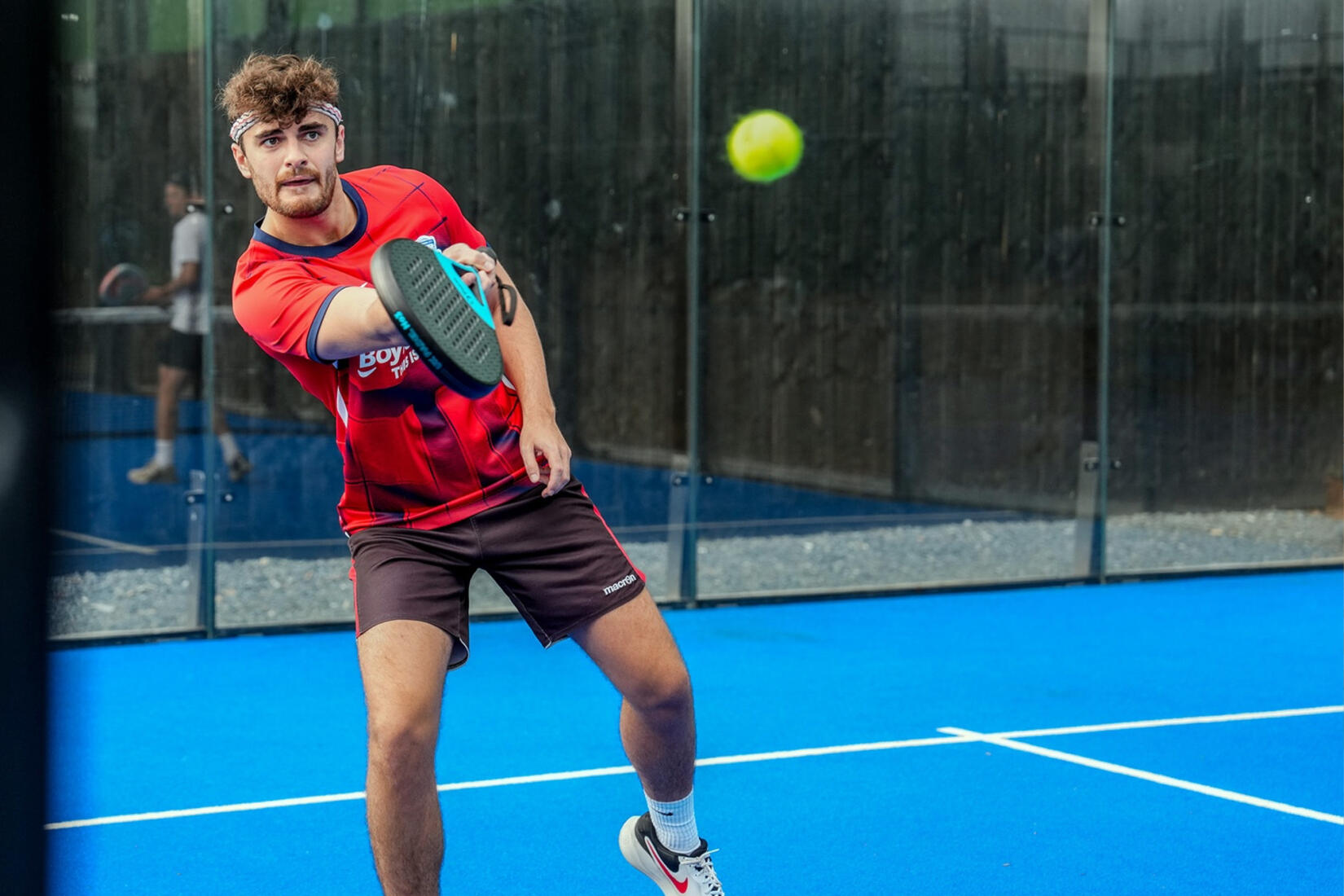 Playing padel at SeaSpace