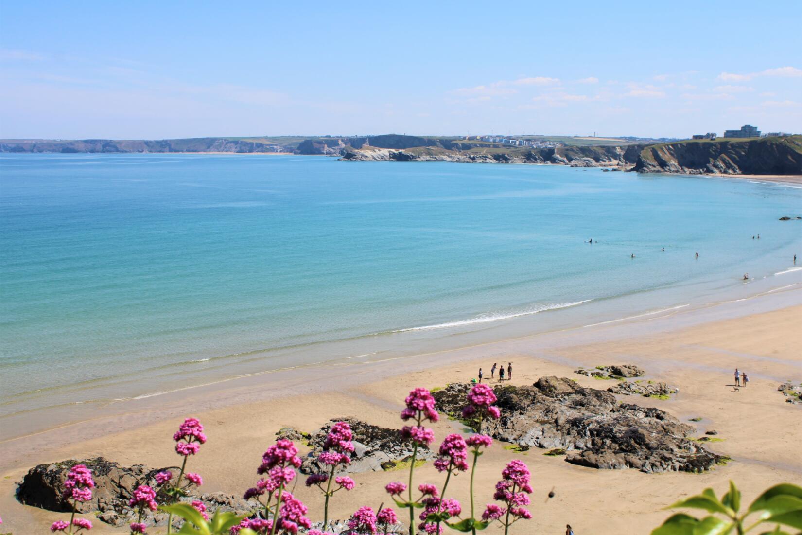 Beach view newquay