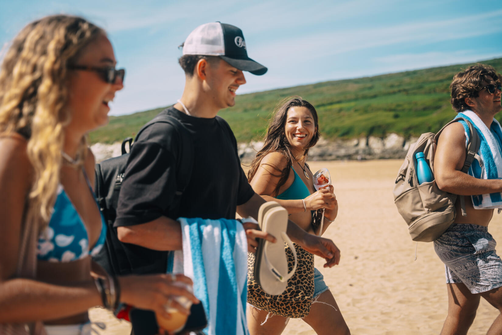 Friends on the beach