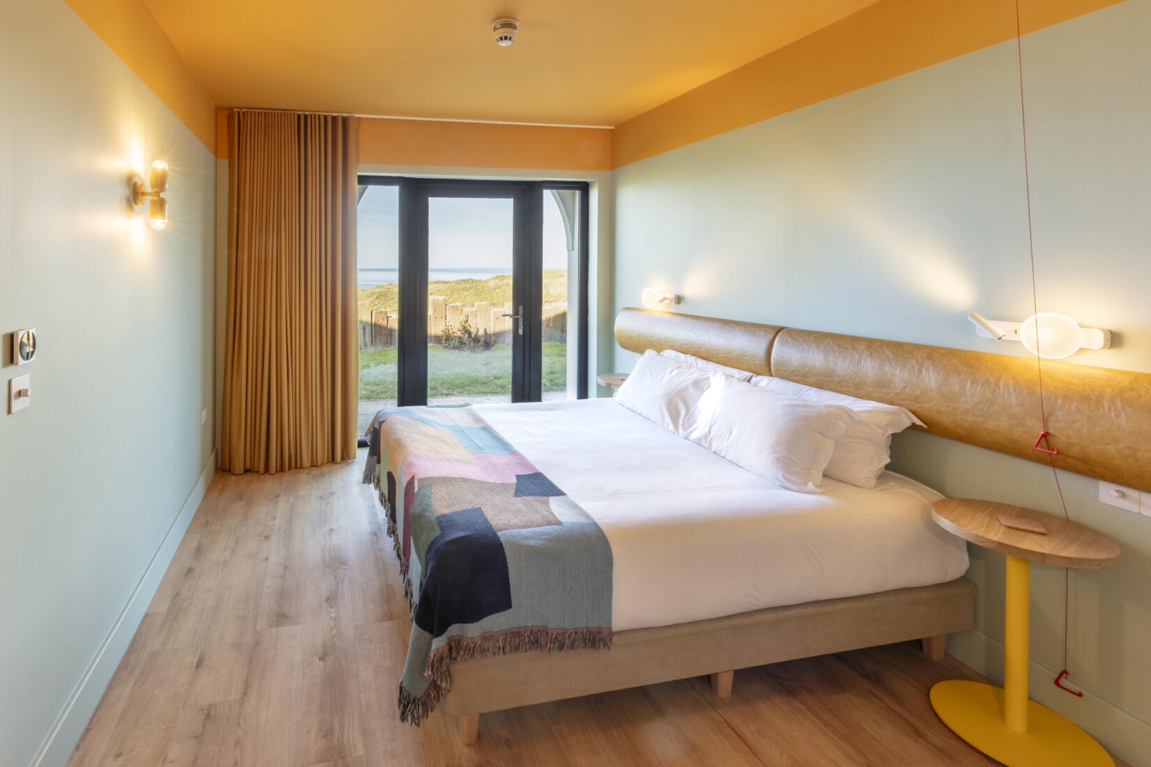 Accessible large studio bed